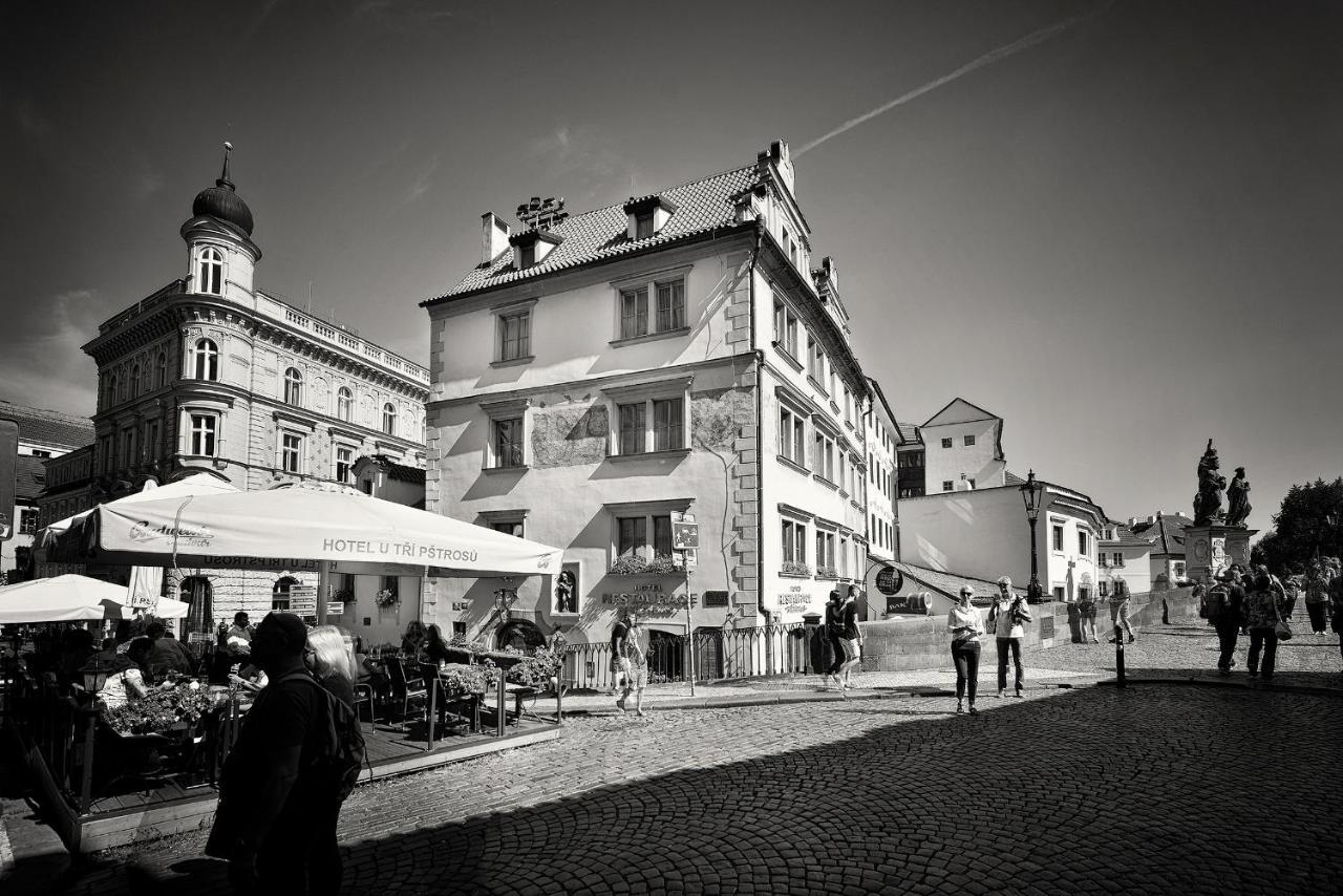 Hotel U 3 Pstrosu Prag Dış mekan fotoğraf