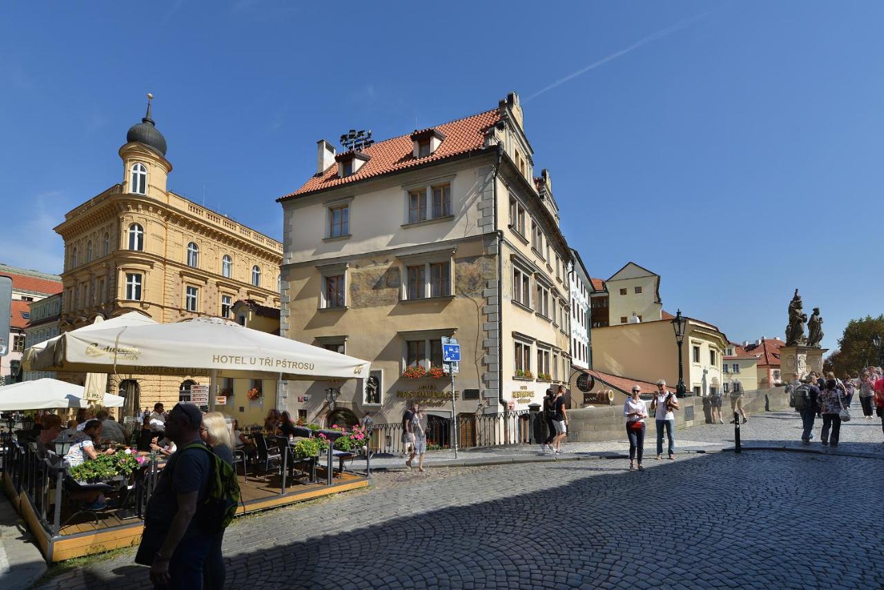 Hotel U 3 Pstrosu Prag Dış mekan fotoğraf